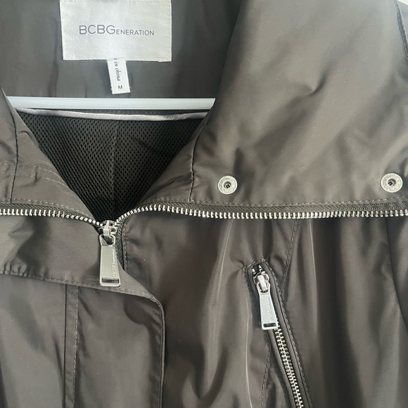 BCBGeneration Arm Olive Green Utility Jacket Size M - Picture 5 of 9